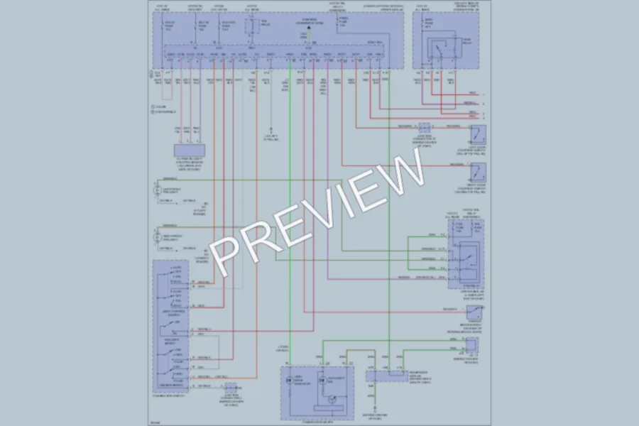 2007 Toyota Solara Headlights wiring diagram preview