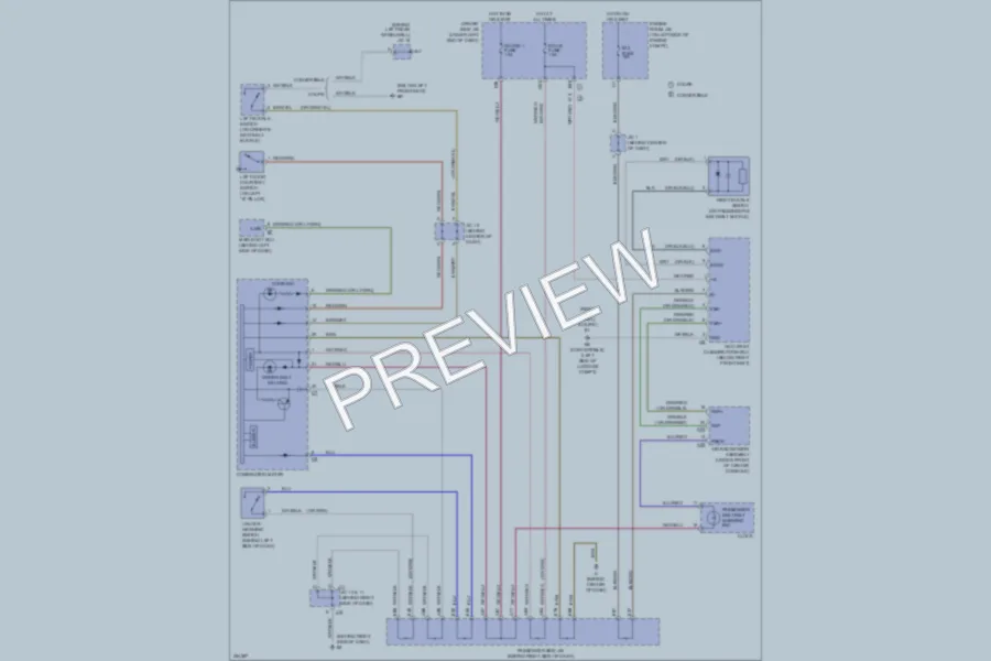 2007 Toyota Solara Warning Systems wiring diagram preview