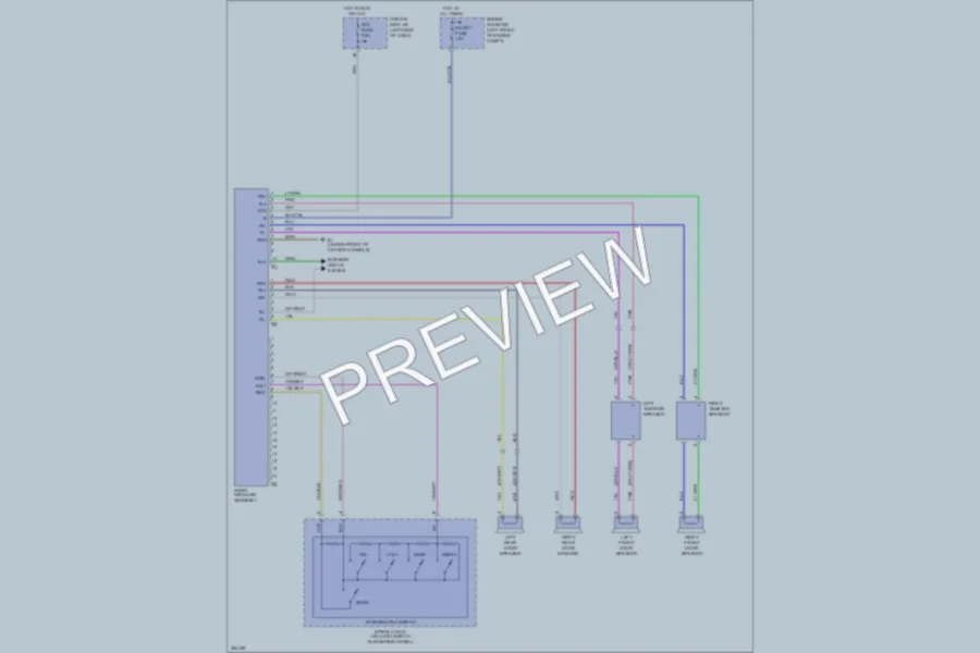 2007 Toyota Tacoma Radio wiring diagram preview