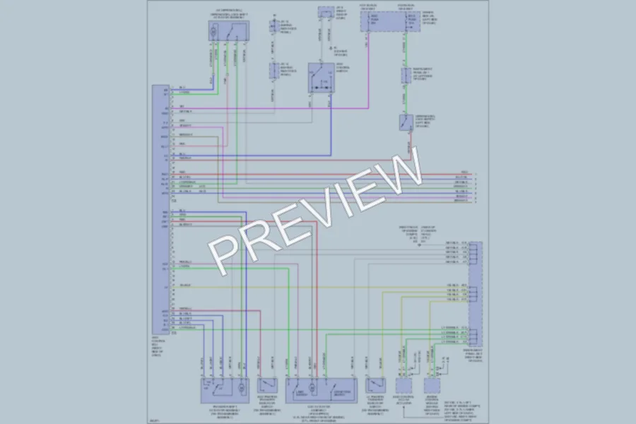 2007 Toyota Tacoma Transmission wiring diagram preview