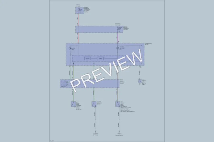 2007 Toyota Tacoma Warning Systems wiring diagram preview