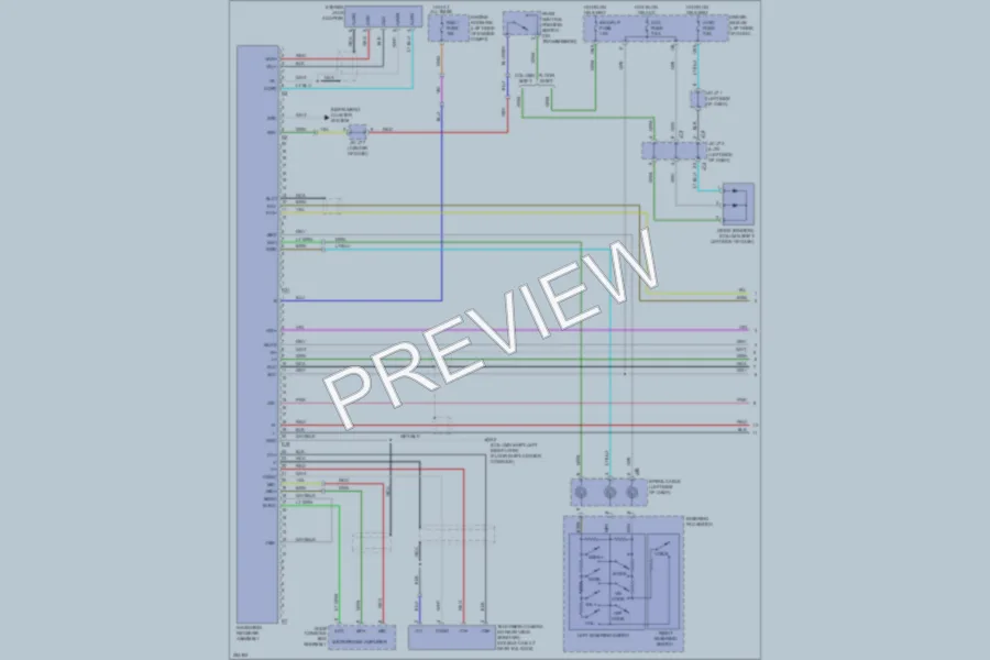 2007 Toyota Tundra Navigation wiring diagram preview