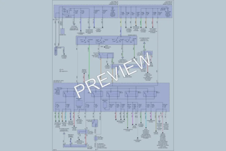 2007 Toyota Tundra Power Distribution wiring diagram preview