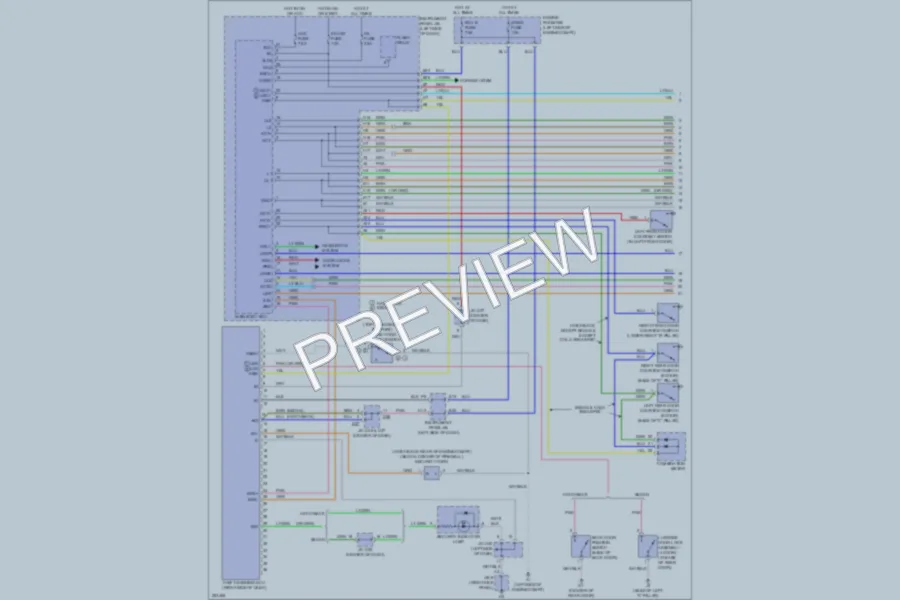 2007 Toyota Yaris Anti Theft wiring diagram preview
