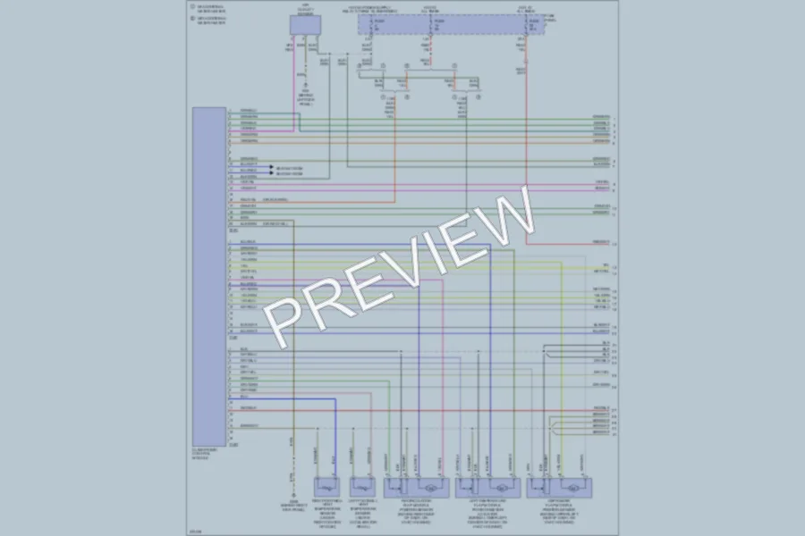 2007 Volkswagen Eos Air Conditioning wiring diagram preview