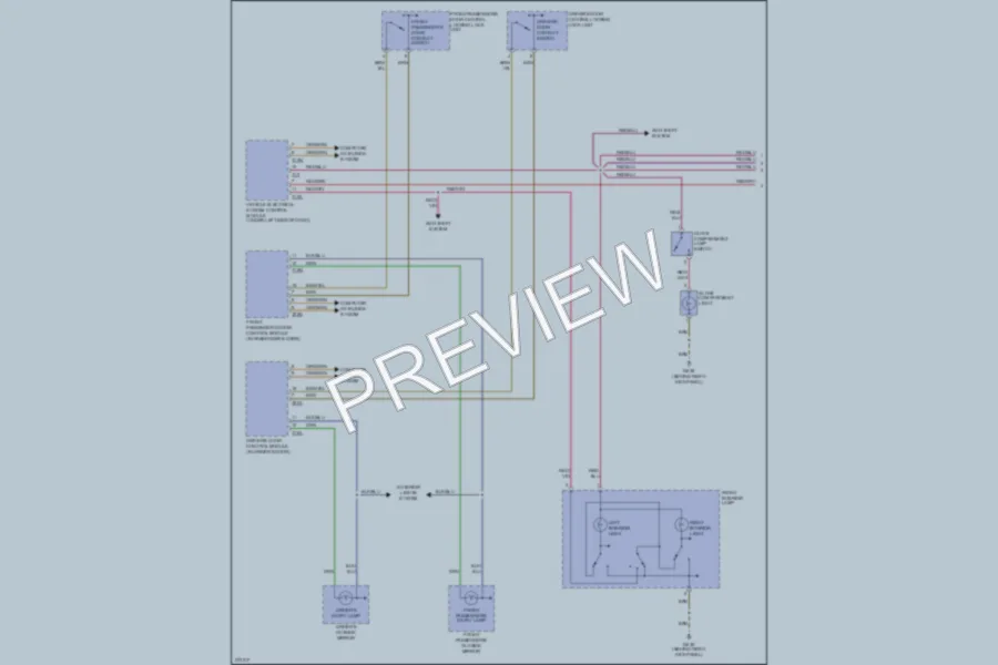 2007 Volkswagen Eos Interior Lights wiring diagram preview