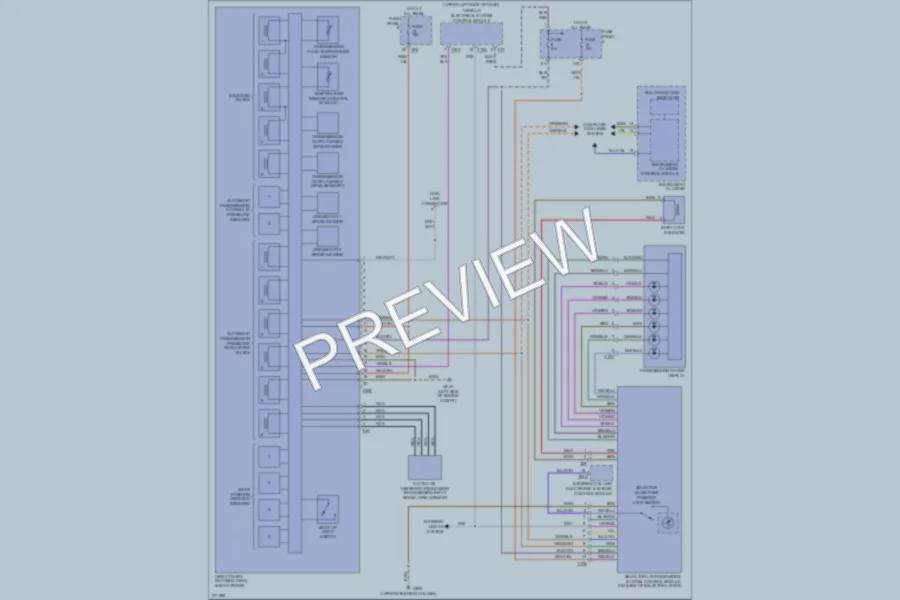 2007 Volkswagen Eos Transmission wiring diagram preview