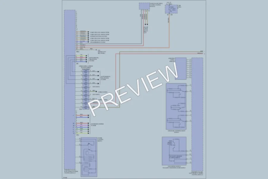 2007 Volkswagen GTI Body Control Modules wiring diagram preview