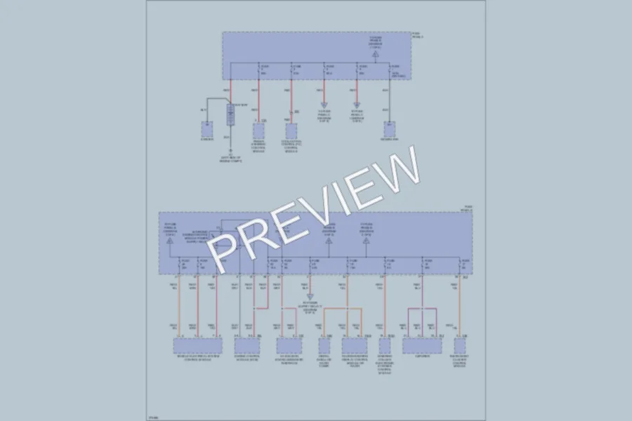 2007 Volkswagen GTI Power Distribution wiring diagram preview
