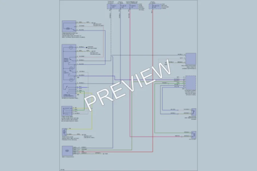 2007 Volkswagen NewBeetle Air Conditioning wiring diagram preview