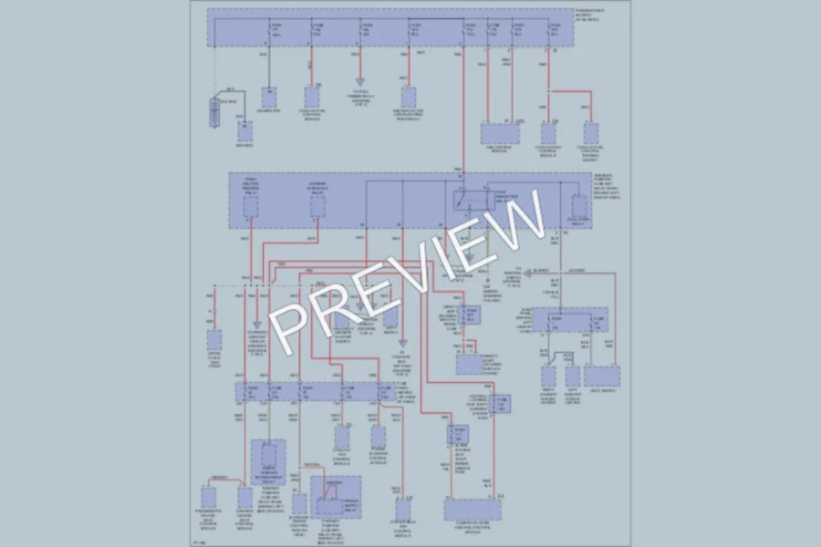 2007 Volkswagen NewBeetle Power Distribution wiring diagram preview