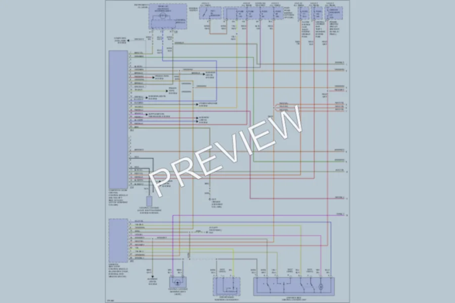 2007 Volkswagen NewBeetle Power Door Locks wiring diagram preview