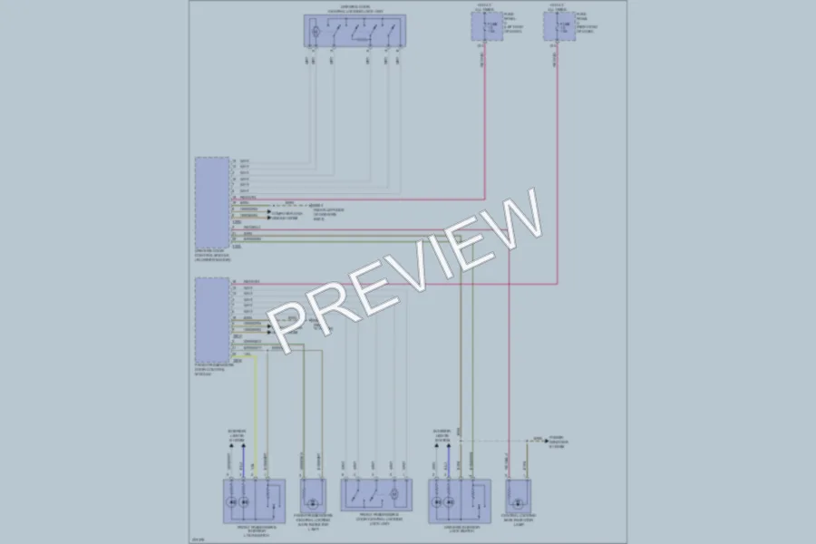 2007 Volkswagen Passat Anti Theft wiring diagram preview
