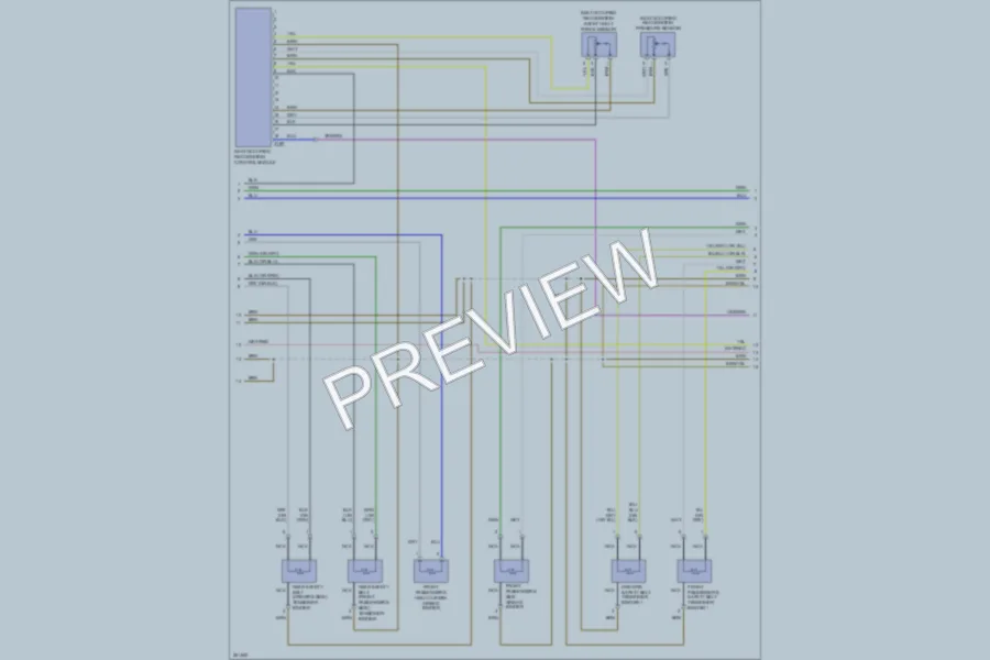 2007 Volkswagen Passat Supplemental Restraints wiring diagram preview
