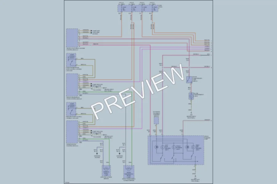2007 Volkswagen Rabbit Interior Lights wiring diagram preview