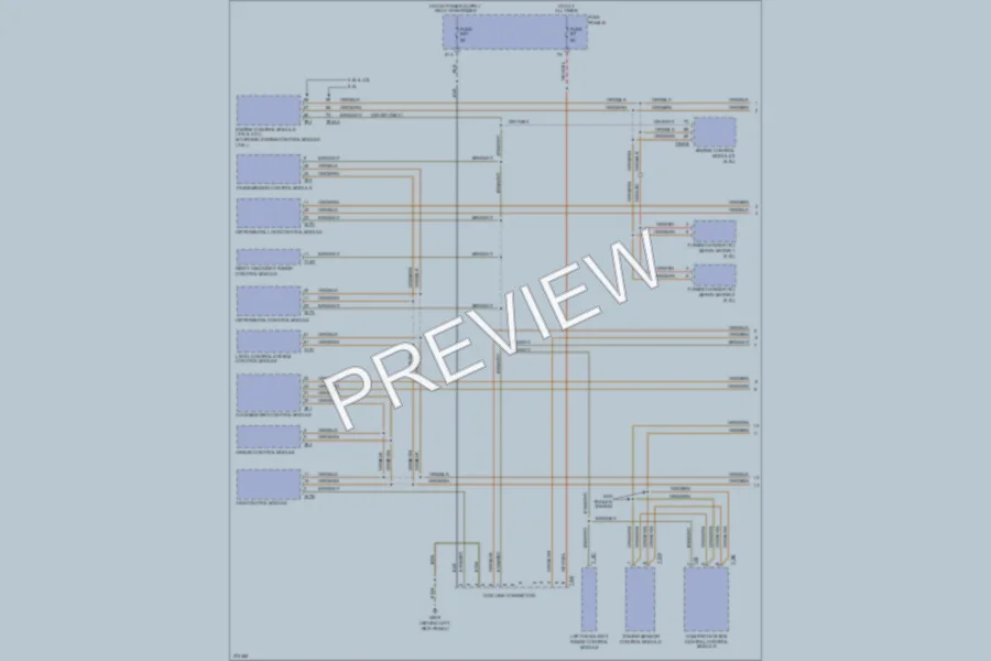 2007 Volkswagen Touareg Computer Data Lines wiring diagram preview