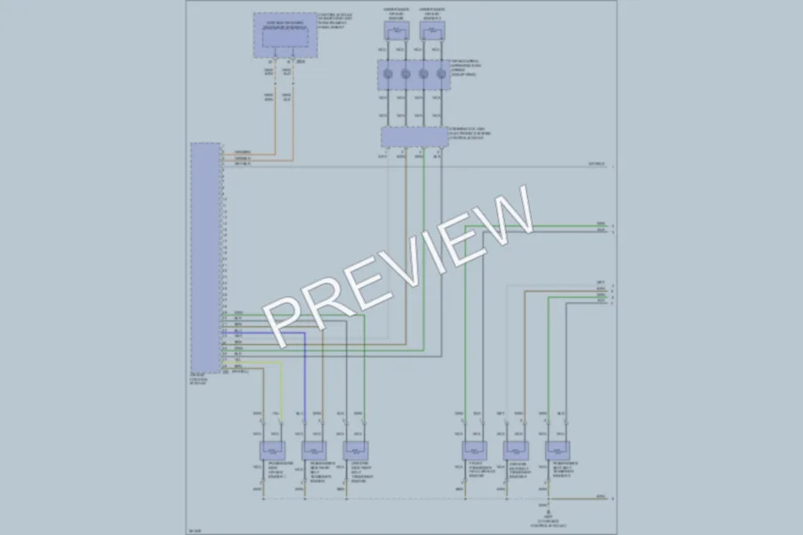 2007 Volkswagen Touareg Supplemental Restraints wiring diagram preview