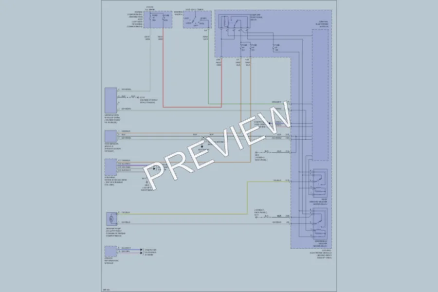 2007 Volvo C70 Wiper Washer wiring diagram preview