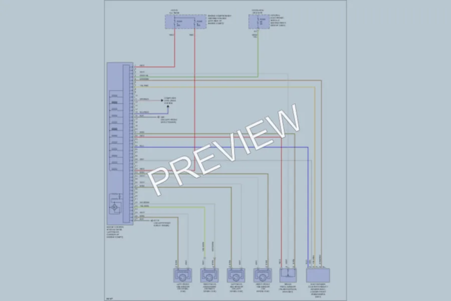 2007 Volvo S40 Anti Lock Brakes wiring diagram preview