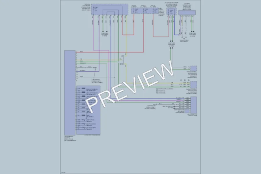 2007 Volvo XC70 Transmission wiring diagram preview