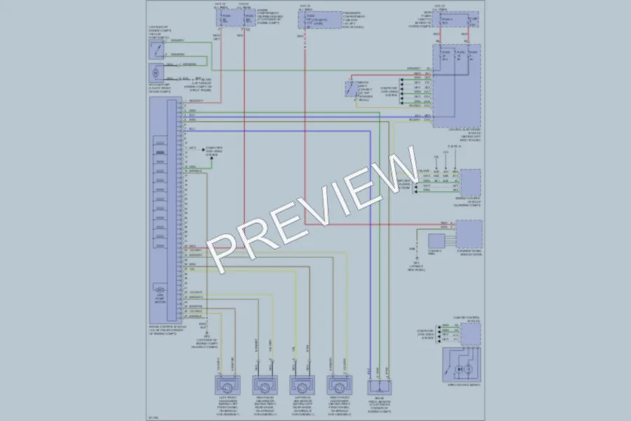 2007 Volvo XC90 Anti Lock Brakes wiring diagram preview