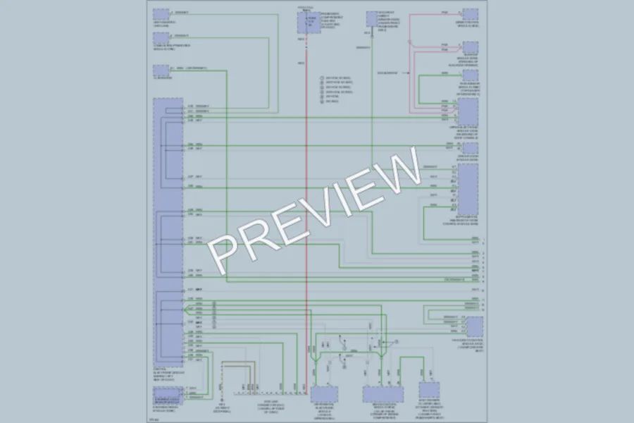2007 Volvo XC90 Computer Data Lines wiring diagram preview