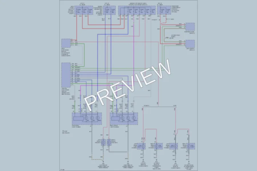 2007 Volvo XC90 Headlights wiring diagram preview