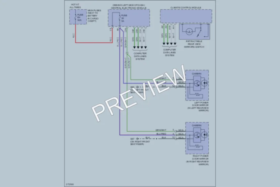 2007 Volvo XC90 Navigation wiring diagram preview