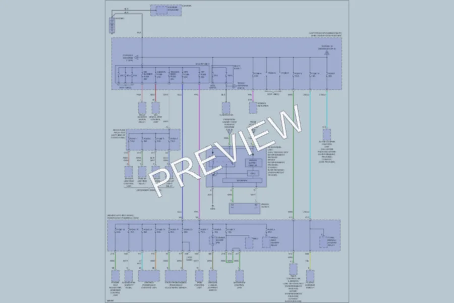 2008 Acura MDX Power Distribution wiring diagram preview
