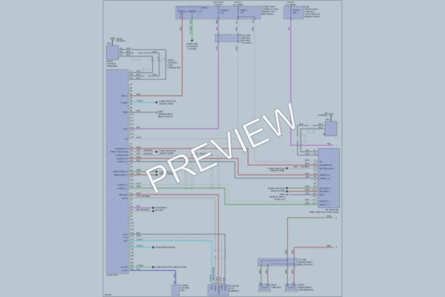 2008 Acura MDX Radio wiring diagram preview