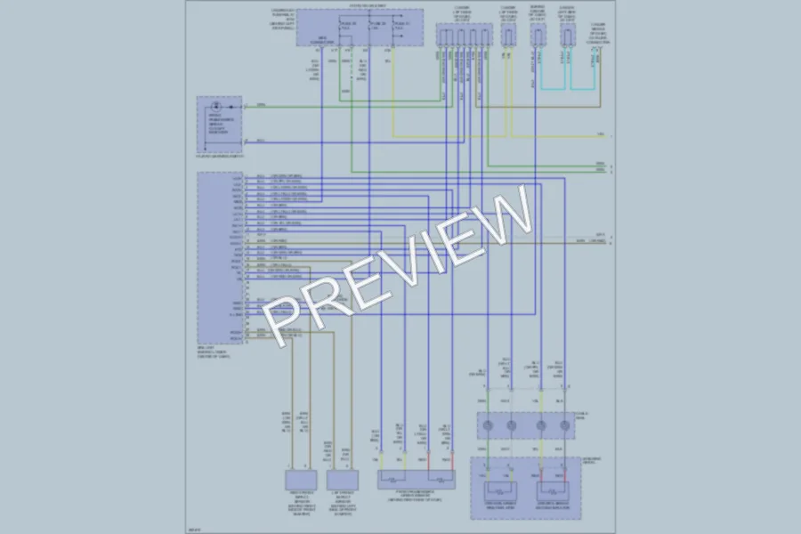 2008 Acura MDX Supplemental Restraints wiring diagram preview
