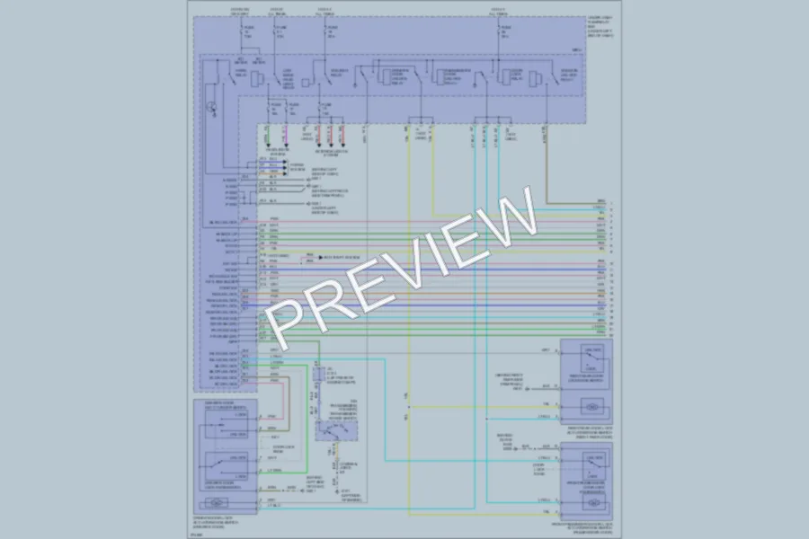 2008 Acura RDX Anti Theft wiring diagram preview