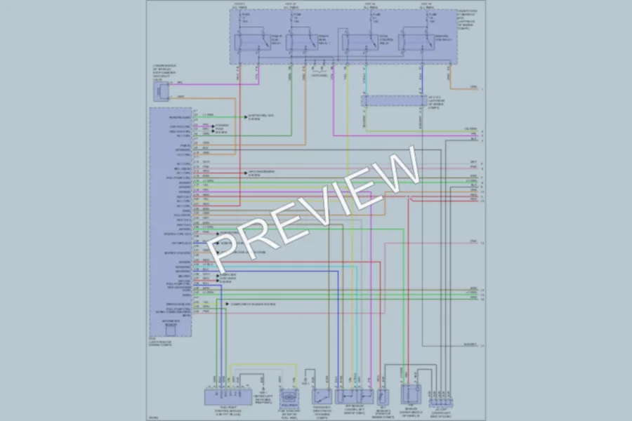 2008 Acura RDX Engine Performance wiring diagram preview