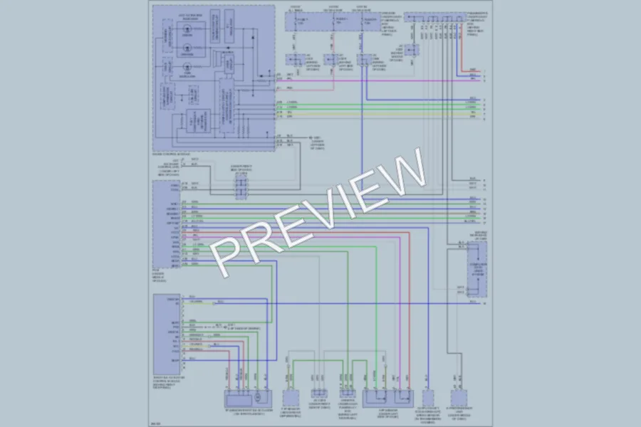 2008 Acura RL Cruise Control wiring diagram preview