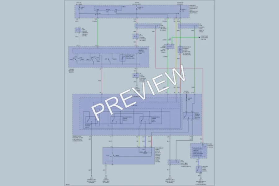 2008 Acura RL Wiper Washer wiring diagram preview