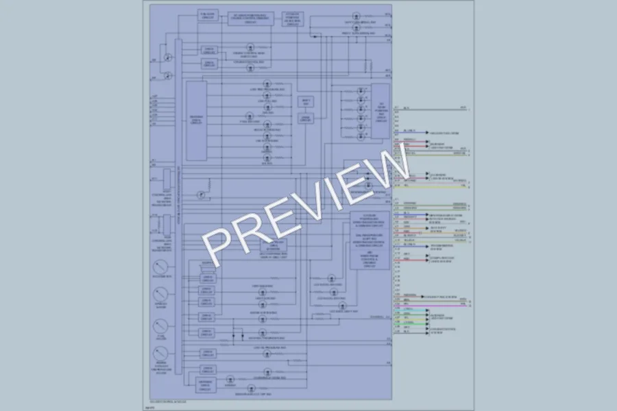 2008 Acura TL Instrument Cluster wiring diagram preview