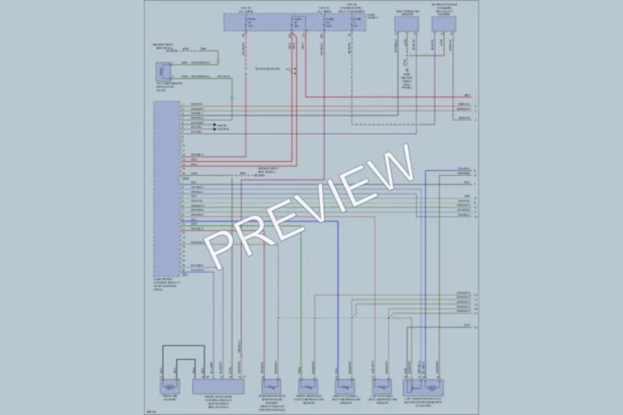 2008 Audi A3 Air Conditioning wiring diagram preview