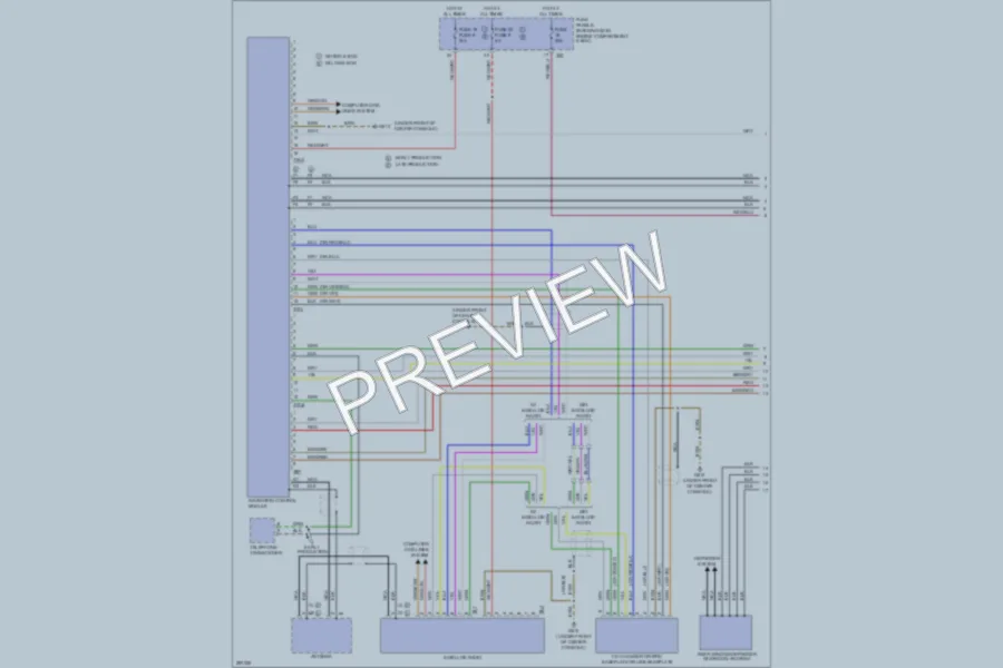 2008 Audi A3 Navigation wiring diagram preview