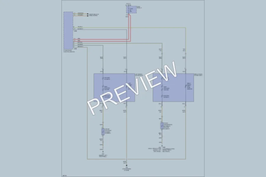 2008 Audi A3 Power Seats wiring diagram preview