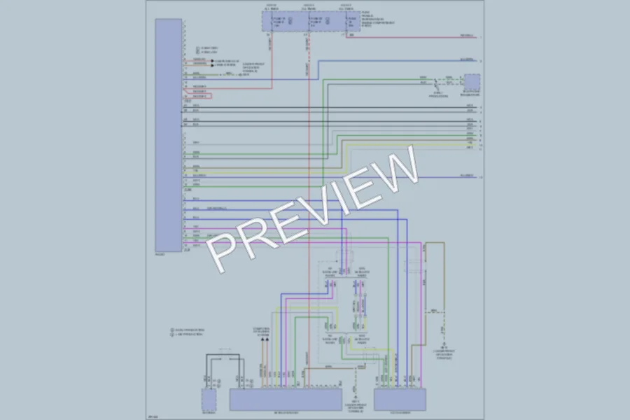 2008 Audi A3 Radio wiring diagram preview