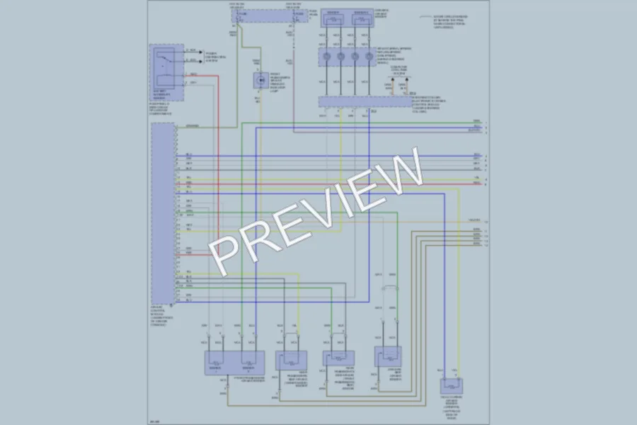 2008 Audi A3 Supplemental Restraints wiring diagram preview