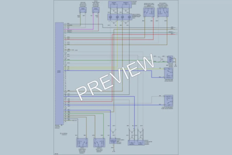 2008 Audi A4 Supplemental Restraints wiring diagram preview