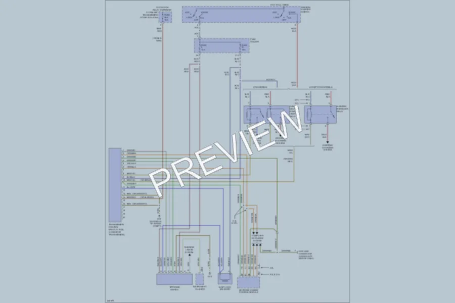 2008 Audi A4 Transmission wiring diagram preview