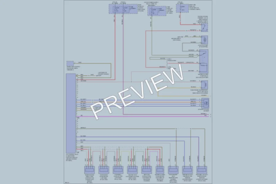 2008 Audi A5 Air Conditioning wiring diagram preview