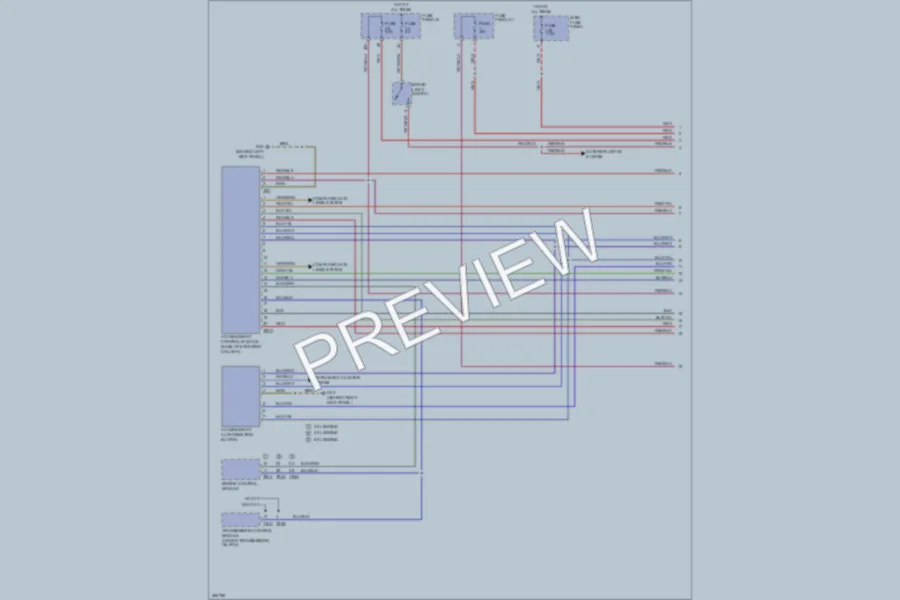 2008 Audi A6 Anti Theft wiring diagram preview