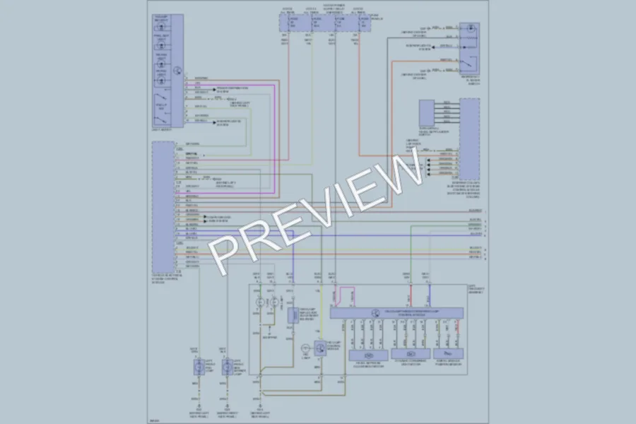 2008 Audi A6 Headlights wiring diagram preview