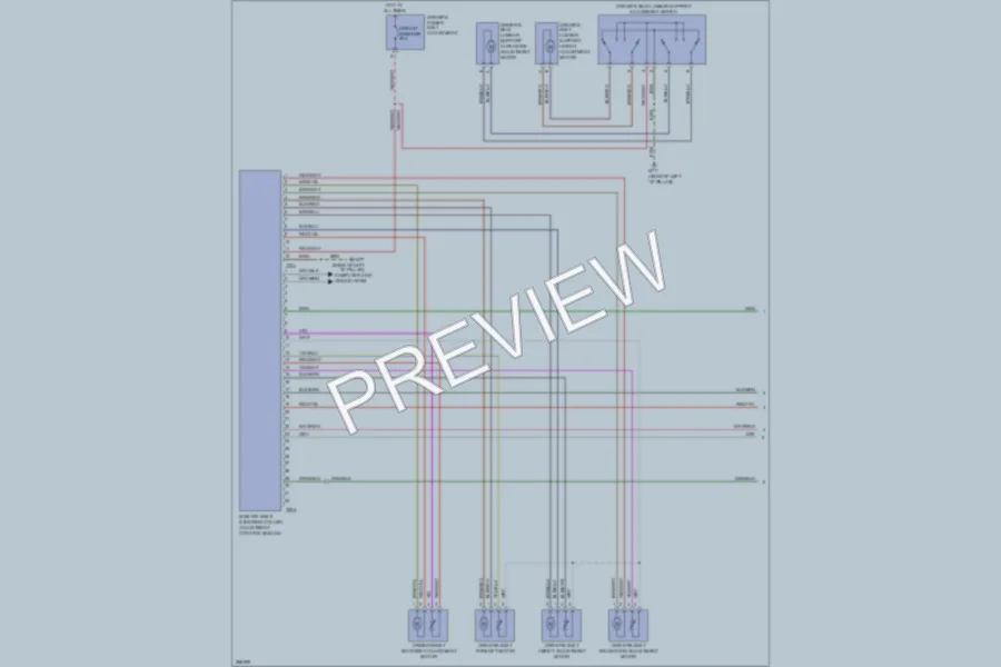 2008 Audi A6 Memory Systems wiring diagram preview