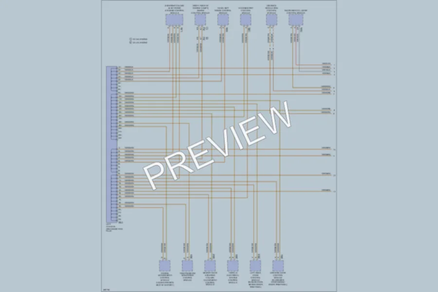 2008 Audi Q7 Computer Data Lines wiring diagram preview