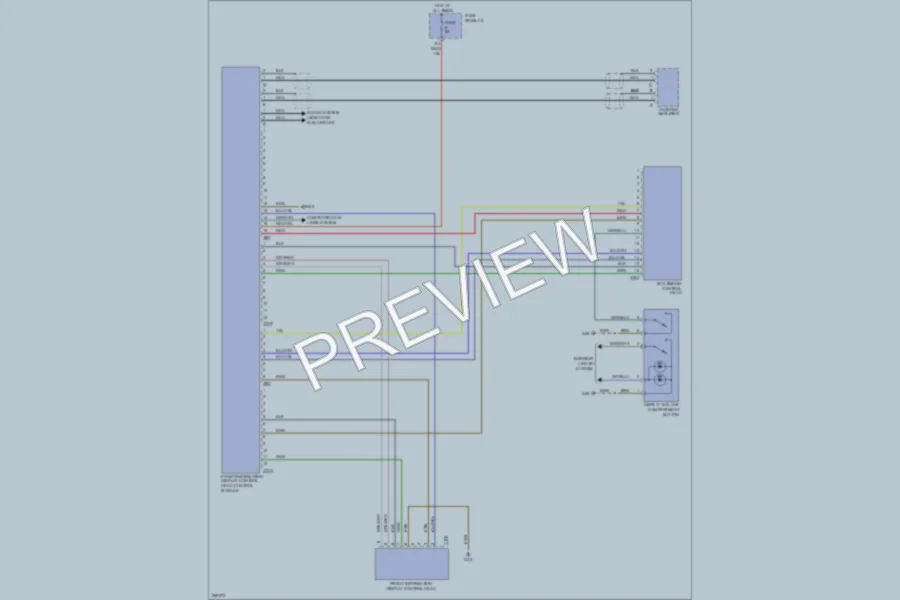 2008 Audi Q7 Radio wiring diagram preview