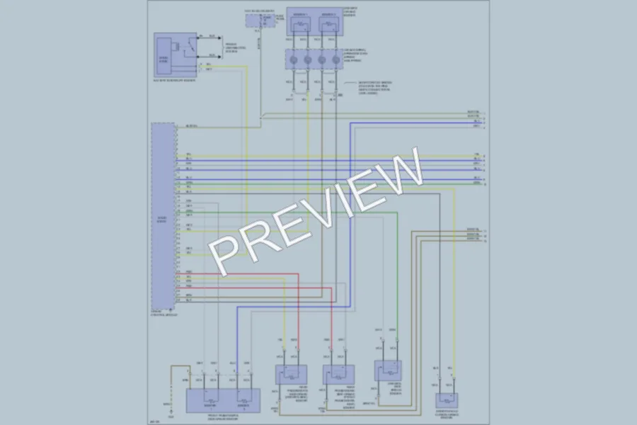 2008 Audi Q7 Supplemental Restraints wiring diagram preview
